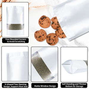 Bolsas de aluminio de alta barrera negras con fondo plano, reutilizables, para almacenar granos de <span class=keywords><strong>café</strong></span>, con válvula - Product Image 2