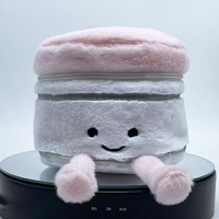 Kinqee promoción personalizada de peluche de juguete bolsa de cosméticos logotipo personalizado OEM Plushie suave diseño cosmético Unisex regalos promocionales