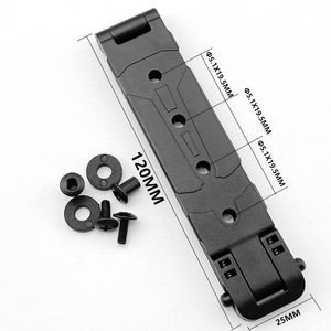 Système de transport sécurisé Molle pour étui Kydex avec clip de ceinture MOLLE et vis en plastique - Product Image 1