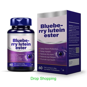Compléments alimentaires pour la santé des yeux, vitamines pour les yeux, comprimés d'esters de lutéine et de myrtille, antioxydants pour la vision et l'amélioration de la vue. - Product Image 6