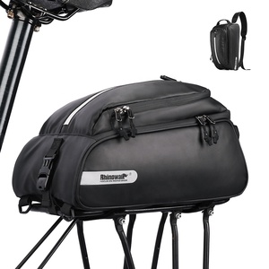 Bike Rack Carrier Pack Bike Rack Bag Rhinowalk Bike Rear Rack Bag Bicycle Urban Trunk Carrier Bag Pack Convertible Folding Bike Storage Bag For Travel