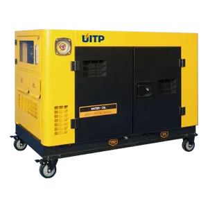 9-15kva Tragbare Zwei Zylinder diesel generator für home outdoor kommerziellen verwenden