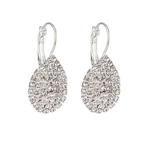 Boucles d'oreilles clips plaquées or 10K en or massif, motif goutte d'eau, avec chaîne griffe, bijoux E601, les plus vendues sur Wish - Product Image 1