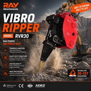 <span class=keywords><strong>Vibro</strong></span> Ripper RVR-30-Boîtier Dillidur 500, <span class=keywords><strong>dents</strong></span> soudées, débit 120-170L/min - Product Image 5