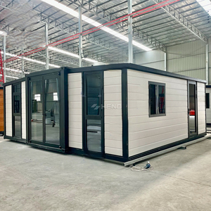 Grande <span class=keywords><strong>maison</strong></span> conteneur préfabriqué<span class=keywords><strong>e</strong></span> extensible de 40 pieds sur 20 pieds avec cuisine, <span class=keywords><strong>maison</strong></span> pliable en acier léger préfabriqué<span class=keywords><strong>e</strong></span>, <span class=keywords><strong>maison</strong></span> modulaire - Product Image 2