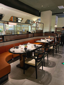 Factory-Made Durable Wooden Metal Restaurant Sets Cheap Cafe Chairs and <strong>Rectangle</strong> <strong>Tables</strong> for Dining for Sale - Product Image 3