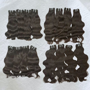 Paquetes de pelo sin procesar Remy Virgen de la India, nueva llegada, Envío listo, fábrica de cabello humano sin procesar, proveedor mayorista - Product Image 5