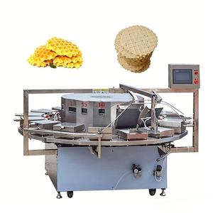 Machine à Gaufres Entièrement Automatique pour Gaufrettes, Biscuits et Cornets de Glace, pour la Préparation de Cornets de Glace Sucrés et de Biscuits Roulés - Product Image 1