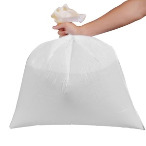 Garbage Bags 13 Gallon Large Tall <b>Kitchen</b> Drawstring Strong Multipurpose <b>White</b> Bags for Trash Can Garbage <b>Bin</b>(5 Rolls/95 Counts) - Product Image 4