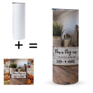Stainless Steel Tumbler 20oz Vacuum Insulated Custom Print Cup For <b>Coffee</b> Tea - Product Image 4