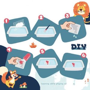 STARIVER Jouets aquatiques magiques pour enfants, jouets aquatiques pour la maternelle, science et éducation, bricolage, jouets en cristal pratiques - Product Image 5