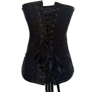Noir Vintage Corset Gothique Steampunk Vêtements Corset <span class=keywords><strong>grande</strong></span> <span class=keywords><strong>Taille</strong></span> et Bustiers - Product Image 3