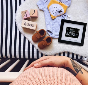 Marco de Fotos para Ecografía de Bebé, Recuerdo de Ultrasonido 'Amor a Primera Vista', Regalo para Recién Nacido con Tarjeta de Bienvenida, OEM - Product Image 3