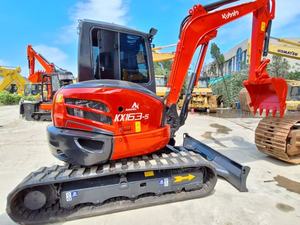 Excavatrice sur chenilles d'occasion de haute qualité Kx163-5 Kubota d'occasion mini-pelle Kubota d'occasion à vendre - Product Image 4