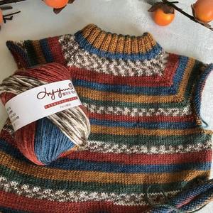 Fil de <span class=keywords><strong>laine</strong></span> mérinos jacquard automne-hiver 50g pour tricot à la main de pulls, écharpes et chaussettes - Product Image 4