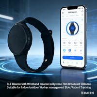 Bracelet de surveillance de la sécurité des personnes âgées intelligent avec intervalle de diffusion configurable BLE 4.2/5.0, balise BLE