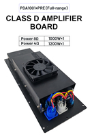PDA1001 + PRE (gamme complète) Fabricant chinois Bonne qualité Module amplificateur actif professionnel Audio Sound 1200W