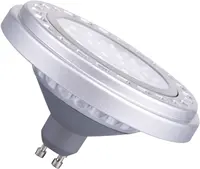 Source de spot lumineux led encastrable pour le plafond, ampoule incandescente, intensité d'éclairage variable, pièce de remplacement, 15w, norme AR111, GU10 G53, 1200lm