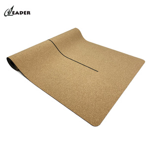 <span class=keywords><strong>Athleta</strong></span> miglior biodegradabile eco-friendly sughero Yoga opaco con linee di allineamento sostenibile personalizzato Private Label stuoie - Product Image 5