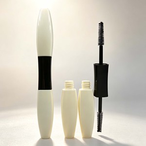 Tubo de Rímel Blanco de Doble Extremo, Envase Vacío de Doble Cara para Rímel, Contenedor de Rímel para Empaque de Cosméticos - Product Image 1