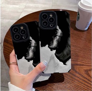 Wave White Black foto Printing TPU pelle artificiale <span class=keywords><strong>Cover</strong></span> per <span class=keywords><strong>Iphone</strong></span> X Xr Xs <span class=keywords><strong>11</strong></span> 12 13 14 15 16 17 Pro Max - Product Image 2