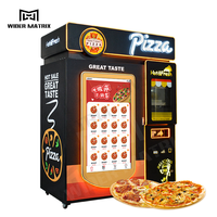 Machine à réchauffer les pizzas, restauration rapide, 24h/24, libre-service, distributeur automatique de pizzas de 12 pouces, entièrement automatique