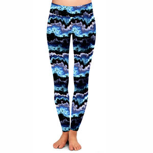 Galaxy Space <strong>Cloud</strong> <strong>Leggings</strong> Factory Direct Sale 92% Polyester 8% Spandex Super <strong>Soft</strong> High Waist Casual <strong>Leggings</strong> - Product Image 2