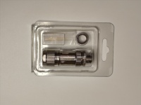 Neuer Original M12 8P X-Typ Gerader Crimp-Elektroadapter mit Vollmetall-Stecker und Außengewinde für HF-Anwendungen