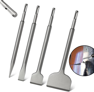 Burin SDS Plus en acier forgé durable 14*250mm 40Cr pour marteau perforateur pour le démolissement de béton, de briques et de carreaux - Product Image 1