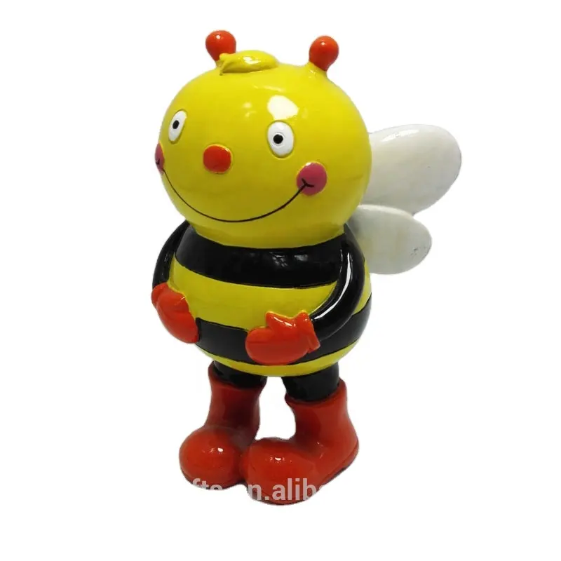 hand paint custom bee miniature resin animals figurine for souvenir