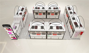 Hiện Đại Mall Kiosk Túi Da Kiosk Thiết Kế Cửa Hàng Bán Lẻ Trang Trí Cửa Hàng Trưng Bày Đồ Nội Thất Tùy Chỉnh Túi Showcase Túi Xách Kiosk - Product Image 4