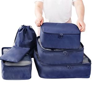 Sac de voyage pour linge, organisateur de bagages, ensemble de cubes de compression avec logo personnalisé, fabriqué en usine BSCI - Product Image 1