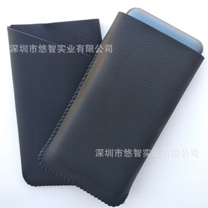 Étui en cuir pour batterie externe haut de gamme à motif litchi, étui de protection en cuir PU pour alimentation électrique, emballage pour produits électroniques. - Product Image 2