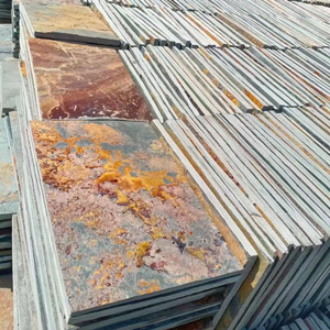 Procesamiento <span class=keywords><strong>de</strong></span> setas en bruto <span class=keywords><strong>de</strong></span> <span class=keywords><strong>pizarra</strong></span> oxidada natural al por mayor para piedra <span class=keywords><strong>de</strong></span> pared - Product Image 5