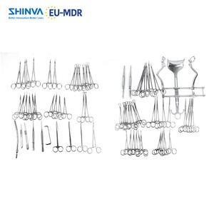 Shinca cơ bản laparotomy Dụng Cụ Phẫu Thuật thiết lập 77pcs - Product Image 2