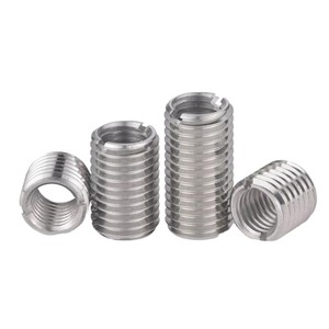 Inserts filetés autotaraudeurs M3 M4 M5 302 307 en aluminium, acier inoxydable et laiton pour aluminium, métal et bois - Product Image 5