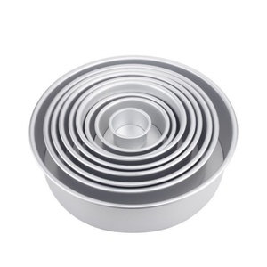 Juego de Utensilios para Hornear de 2-16 Pulgadas, Moldes para Pastel, Juego de Bandejas Redondas Antiadherentes de Aluminio Anodizado Reutilizables - Product Image 2