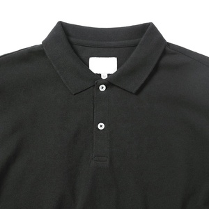 <span class=keywords><strong>Polo</strong></span> in Cotone da Uomo Personalizzate con Ricamo, Piqué Nero, Manica Corta, Abbottonatura Frontale, Casual e Business, Per Tutte le Stagioni - Product Image 5