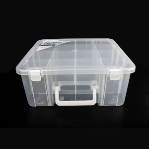 29527 Tool Storage Box Toys Storage Box Utility For Home Storage With 16 Removable Compartments