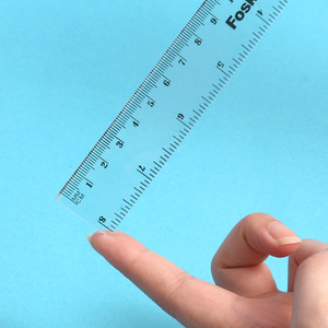 Set di Righelli Geometrici in Plastica Foska, Righello Triangolare e Goniometro per Scuola, Famiglia e Ufficio - Product Image 2