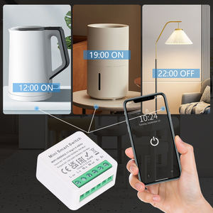 Bingoelec ミニ 2ウェイ Tuya <span class=keywords><strong>Zigbee</strong></span> スマートスイッチモジュール ワイヤレスコントロール ニュートラル付き スマートライトスイッチ 音声コントロール アリス対応 - Product Image 6