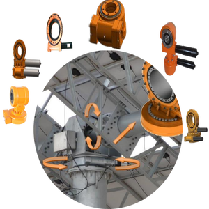 Motor de Giro de Doble Eje SVH7 con Motor de 24 VCC para Seguidor <span class=keywords><strong>Solar</strong></span> Grande - Product Image 6