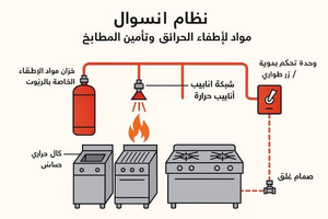 ระบบกันไฟสำหรับห้องครัวระบบป้องกันไฟสำหรับห้องครัวเชิงวิศวกรรม - Product Image 2