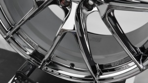 Nouvelles jantes en alliage monobloc forgées chromées noires effet miroir, 5 doubles rayons, 18-22 pouces, 20 mm/25 mm pour véhicules électriques de luxe et véhicules de performance - Product Image 4