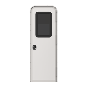 Puerta <span class=keywords><strong>de</strong></span> Entrada Redonda <span class=keywords><strong>para</strong></span> RV con Mosquitera y Cerradura, Vidrio Templado, Juntas <span class=keywords><strong>de</strong></span> Goma, Persianas Plegables 26''X72'' - Product Image 2