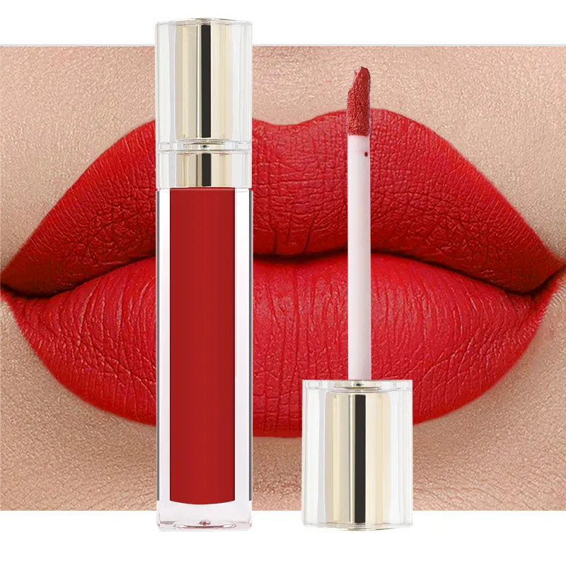 Oem Waterproof Vegan Cruelty Free Custom Logo Lip Sticks Nude Lipstick Private Label Liquid Matte Lipstick