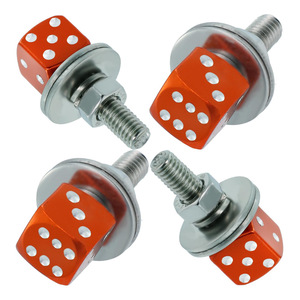 <span class=keywords><strong>Bulloni</strong></span> per Targa in Lega di Alluminio Stile Dado, Fissaggi Universali per Veicoli, Viti Decorative per Auto, Moto, Bici Elettriche - Product Image 5