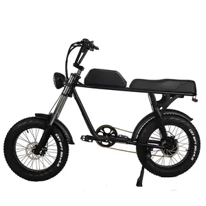 Minal Venta caliente X6 bicicleta eléctrica 48V 10.5Ah batería 500W motor trasero Drive Brushless Gear Hub 20 ''fat tire ebike para adultos