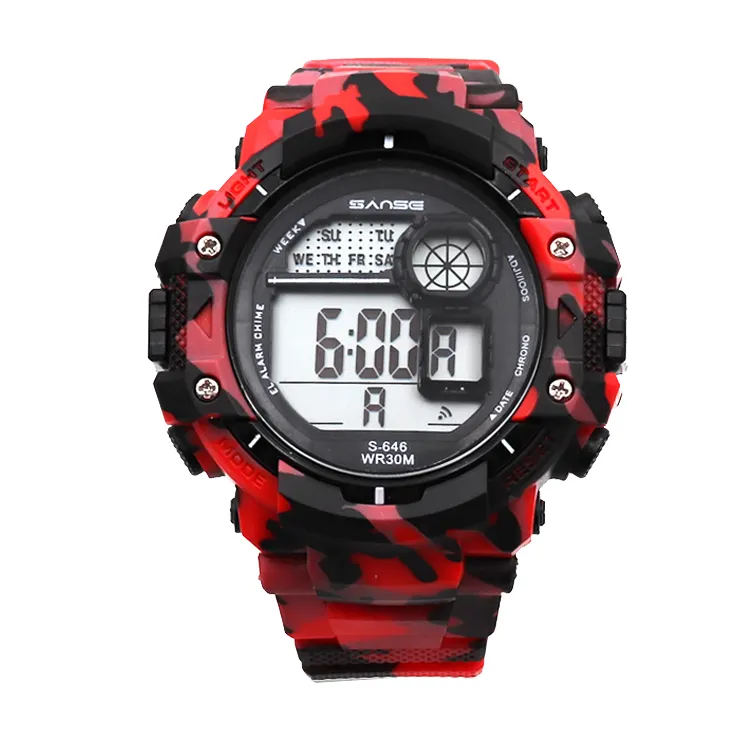 Sanse S-646B Cheap Price OEM reloj Digital Watch Men Waterproof Sport Watch