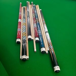 Taco de billar de 145 cm de madera de arce, de 2 piezas, duradero, para billar de nueve bolas - Product Image 1